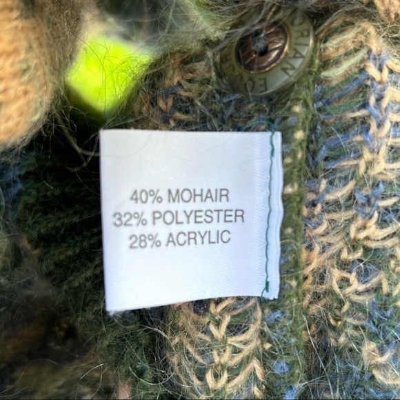 Equorian Heritage Rare 70s Vintage Button Down Cardigan Sweater | Size Medium - Picture 8 of 9